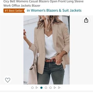 Khaki women’s blazer
